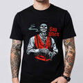 Doc Holliday Merch Say When Western Skull Skeleton Cowboy T-Shirt Dad Gifts - Merchluma