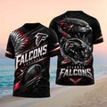 Atlanta Falcons Football Falcon Mascot Graphic Shirt Atlanta Falcons Merch Husband Gifts - Merchluma