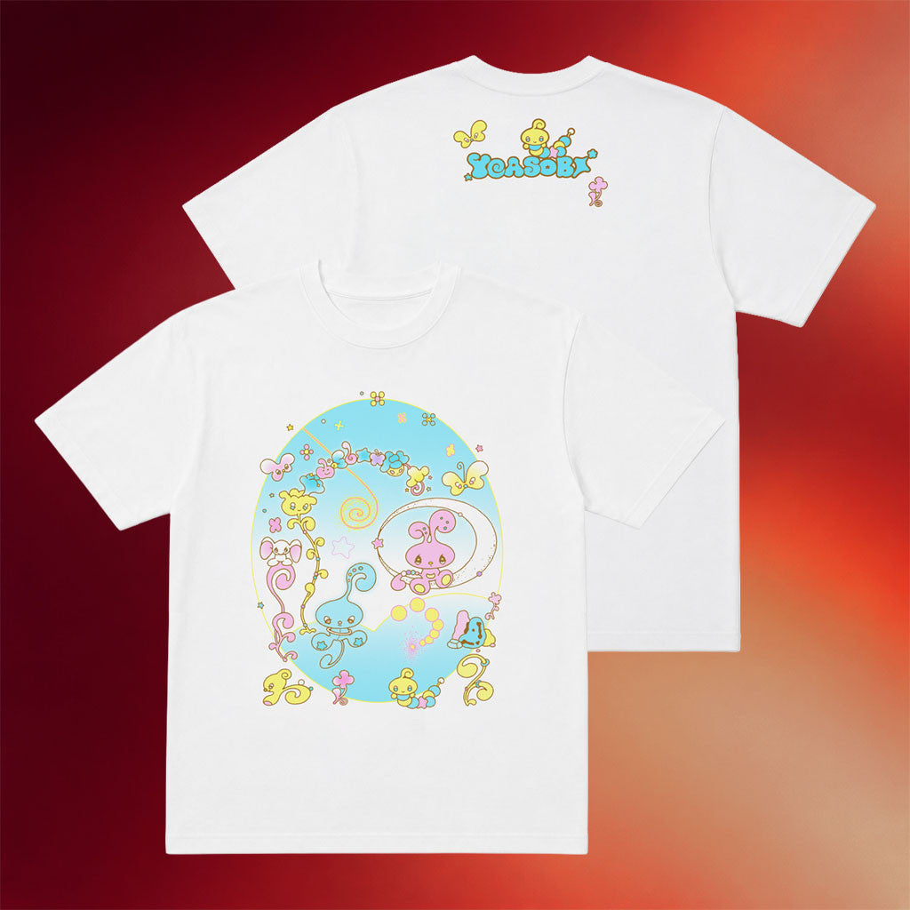 Yoasobi Merch 2026 Aliens White T-Shirt Yoasobi Concert Merch Cute Gift For Music Lovers - Merchluma
