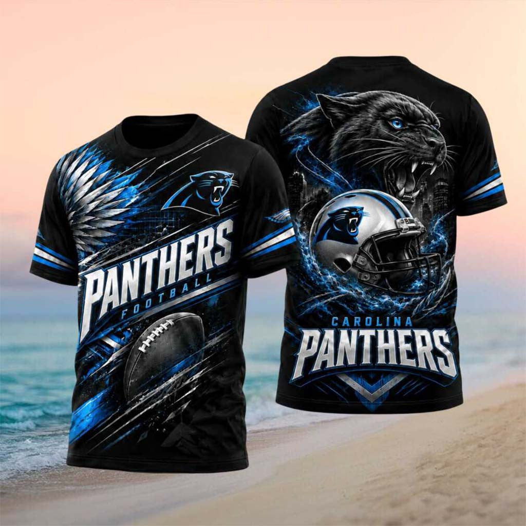 Carolina Panthers Football Panther Mascot Graphic Shirt Panthers Merch Football Fan Gifts - Merchluma