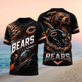 Chicago Bears Bear Mascot Football Graphic Shirt Bears Merch Presents For Football Fans - Merchluma