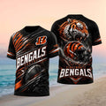 Cincinnati Bengals Tiger Mascot Football Graphic Shirt Bengals Merch Presents For Football Fans - Merchluma