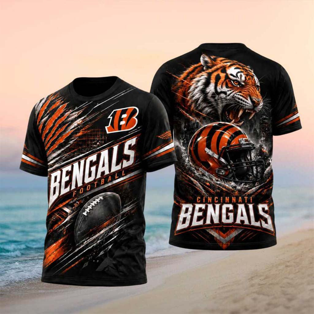 Cincinnati Bengals Tiger Mascot Football Graphic Shirt Bengals Merch Presents For Football Fans - Merchluma