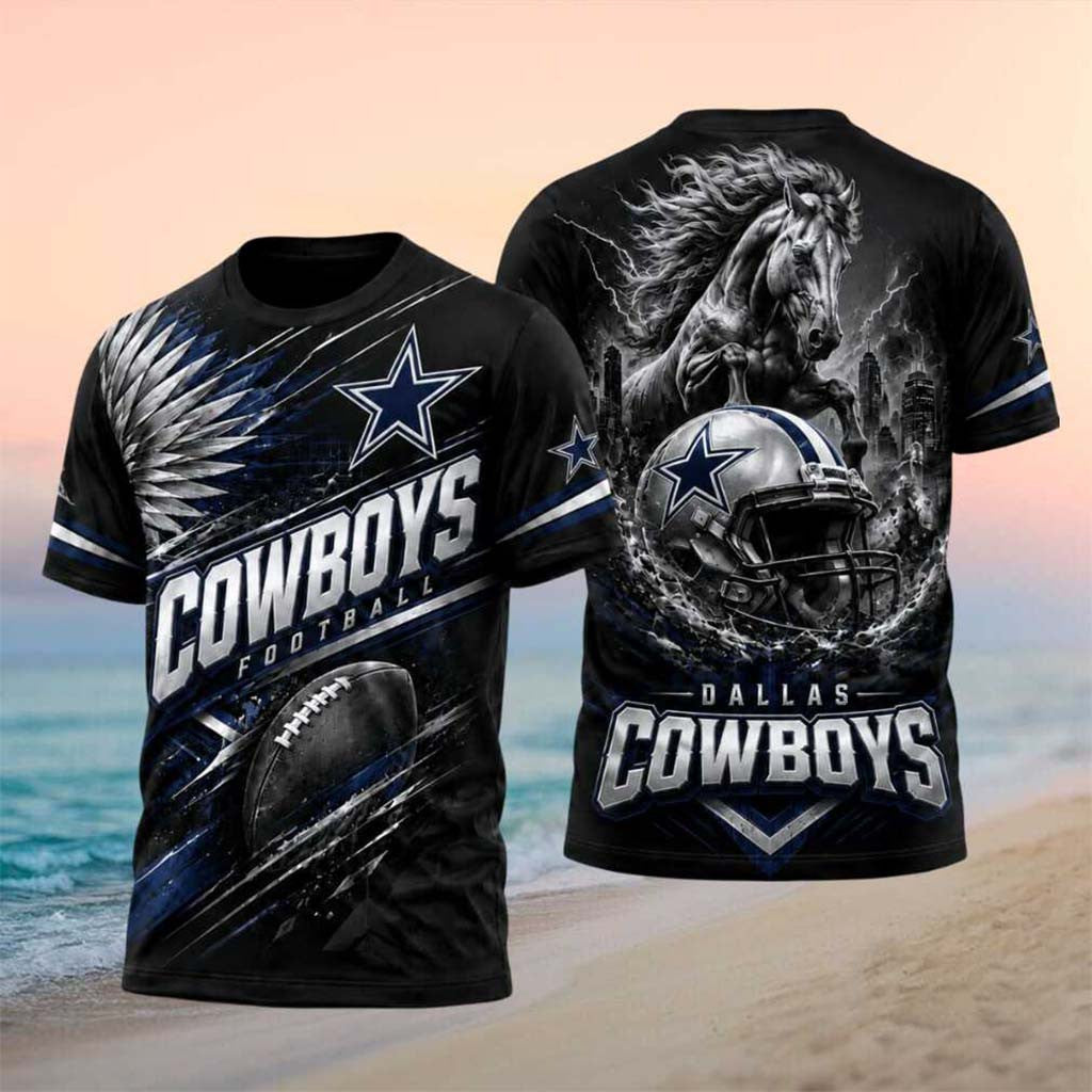 Dallas Cowboys Horse Mascot Football Graphic Shirt Cowboys Merch Football Fan Gift Ideas - Merchluma