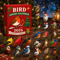 2026 Bird Advent Calendar Christmas Countdown Ornaments Bird Lovers Xmas Tree Decorations - Merchluma