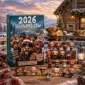2026 Highland Cow Advent Calendar 24-Day Christmas Countdown Toy Funko Pop Set Xmas Decor - Merchluma