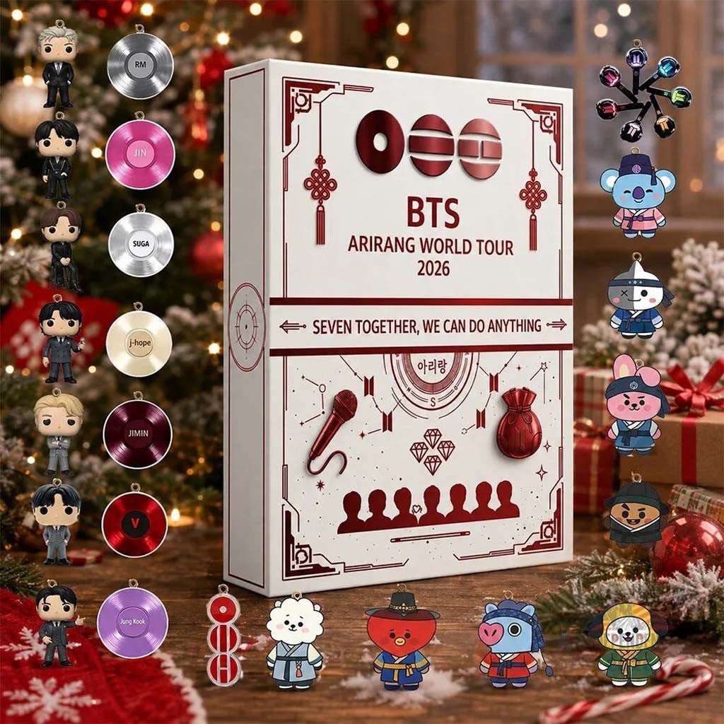 BTS Arirang World Tour 2026 Advent Calendar Collectibles BTS Merch Christmas Gifts For Kpop Fan - Merchluma