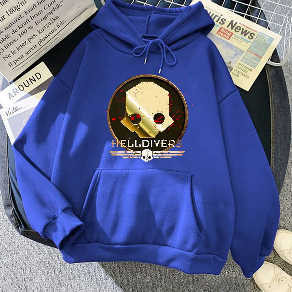 Helldivers Merch 2026 Helldivers Emblem Hoodie Presents For Video Game Lovers - Merchluma