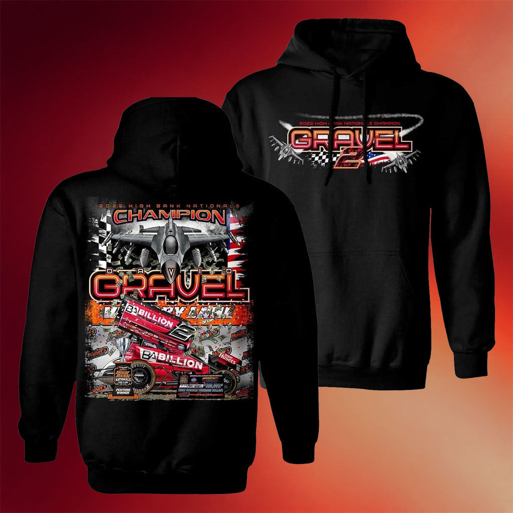 David Gravel Merch 2026 Highbank Nationals Champion Hoodie Best Gift For Race Car Fans - Merchluma