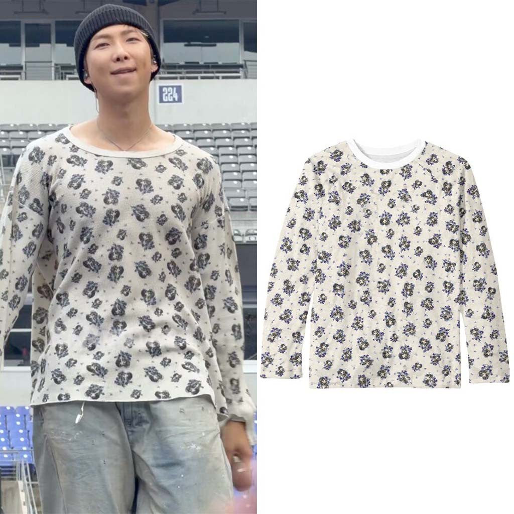 BTS RM Soundcheck Baltimore Day 2 Brain's Heart Long Sleeve Shirt BTS Merch Kpop Fans Gifts - Merchluma