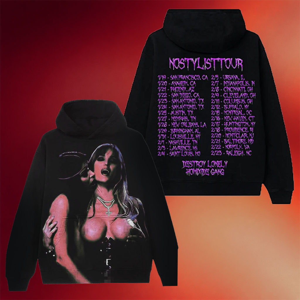 Destroy Lonely Merch 2026 Twins Hoodie Destroy Lonely Tour Merch Present For Dudes - Merchluma