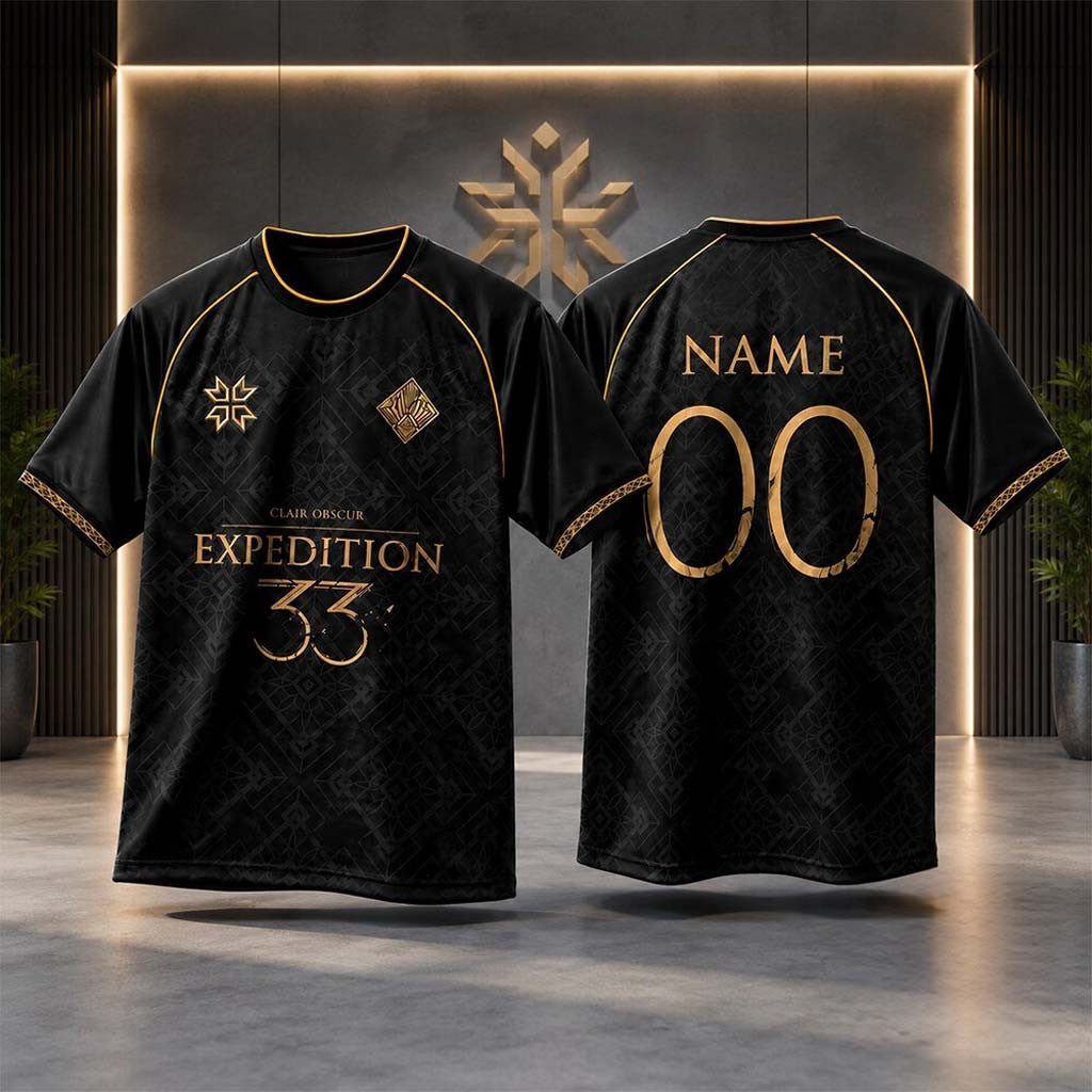 Custom Clair Obscur Expedition 33 Jersey Shirt Clair Obscur Merch Gifts For Brother - Merchluma
