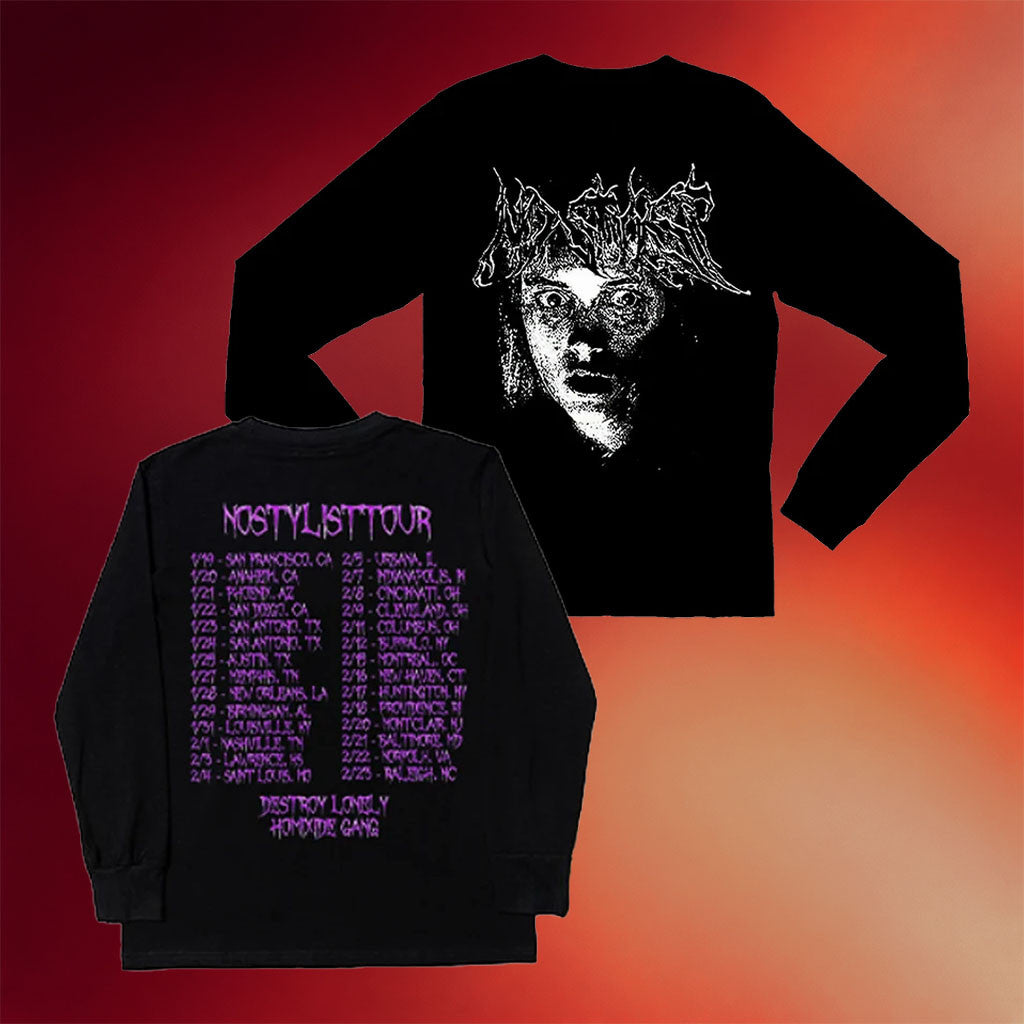 Destroy Lonely Merch 2026 No Stylist Crown Long Sleeve Shirt Gifts For Rap Fans - Merchluma