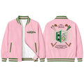 Alice in Wonderland Merch 75th Anniversary Royal Croquet Club Pink Baseball Jacket Fan Gifts - Merchluma
