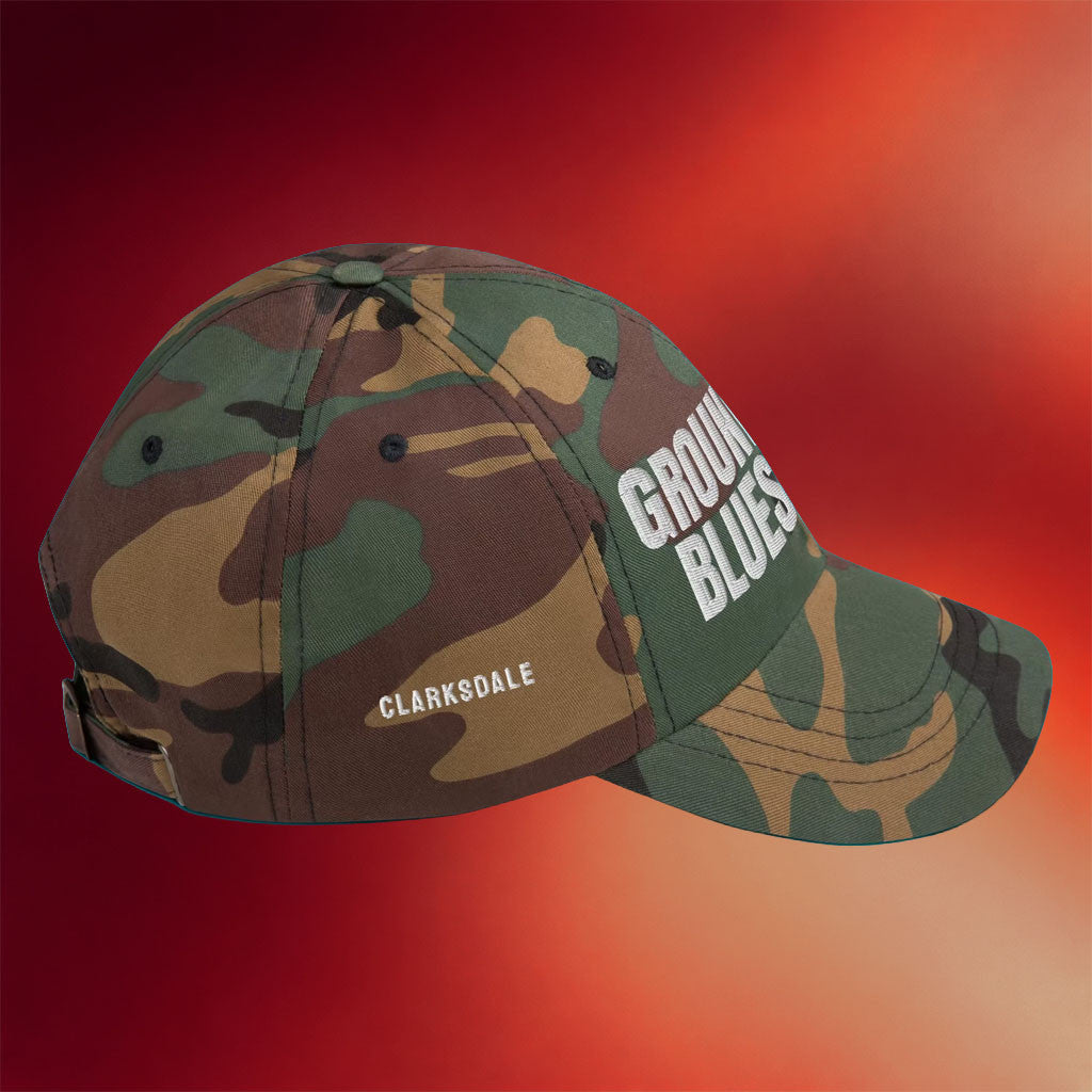 Ground Zero Blues Club Merch 2026 GZBC Clarksdale Camo Hat Embroidered Gift For Dad - Merchluma