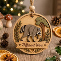 Different Wins Jimothy Raccoon Layered Wood Ornament Christmas Tree Decor Gifts For BFF - Merchluma