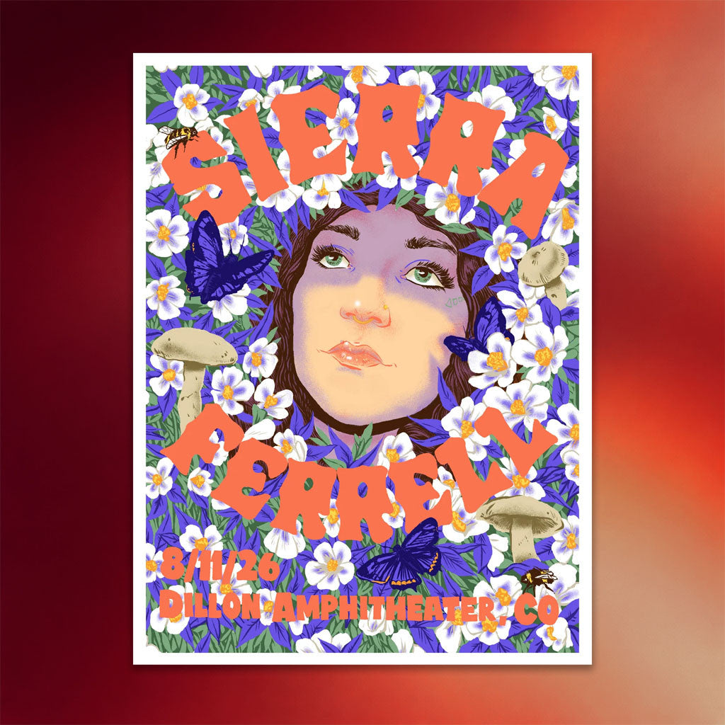 Sierra Ferrell Merch 2026 Dillon CO Event Poster Sierra Ferrell Tour Merch Wall Art Decor - Merchluma