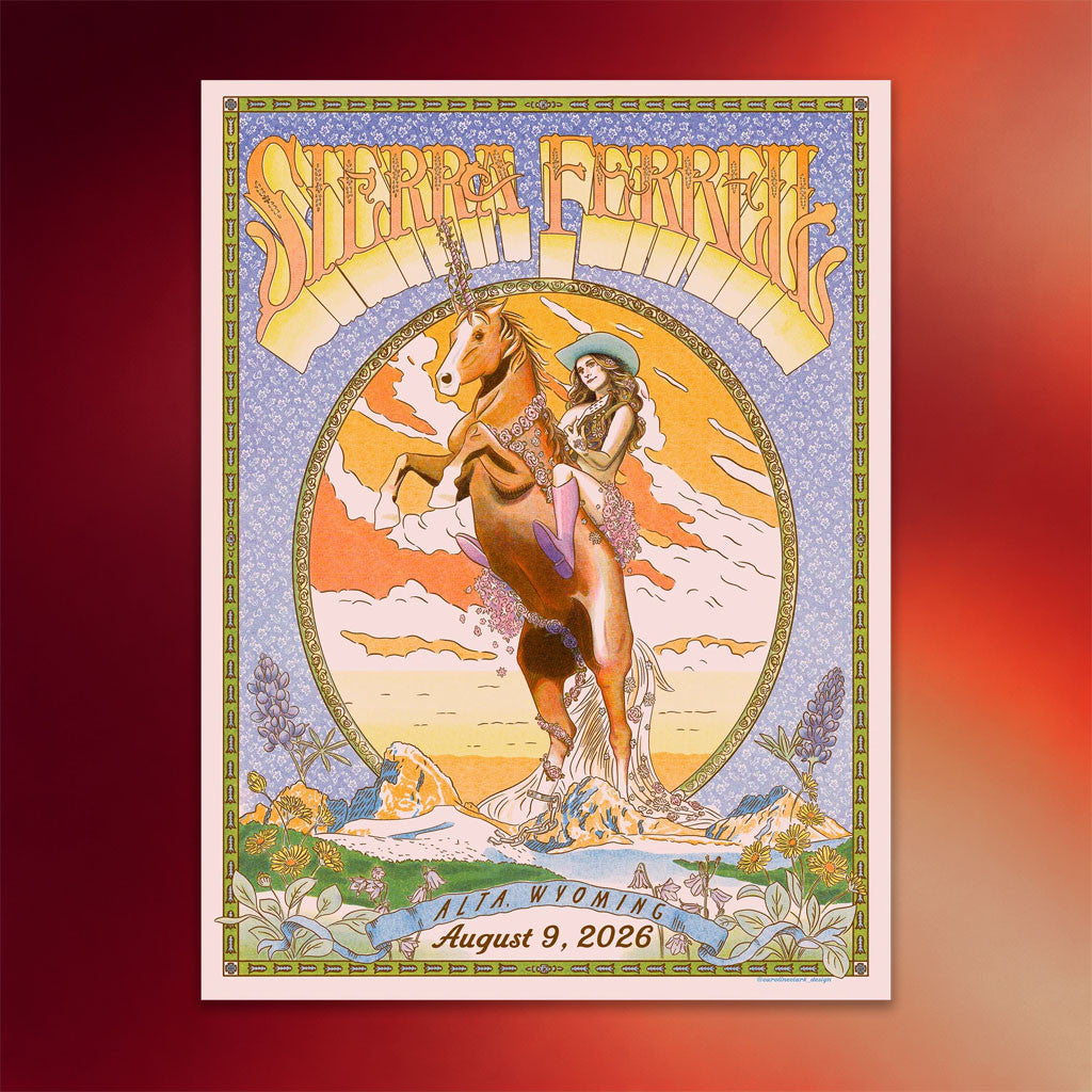Sierra Ferrell Merch 2026 Alta WY Event Poster Sierra Ferrell Tour Merch Home Decor Ideas - Merchluma