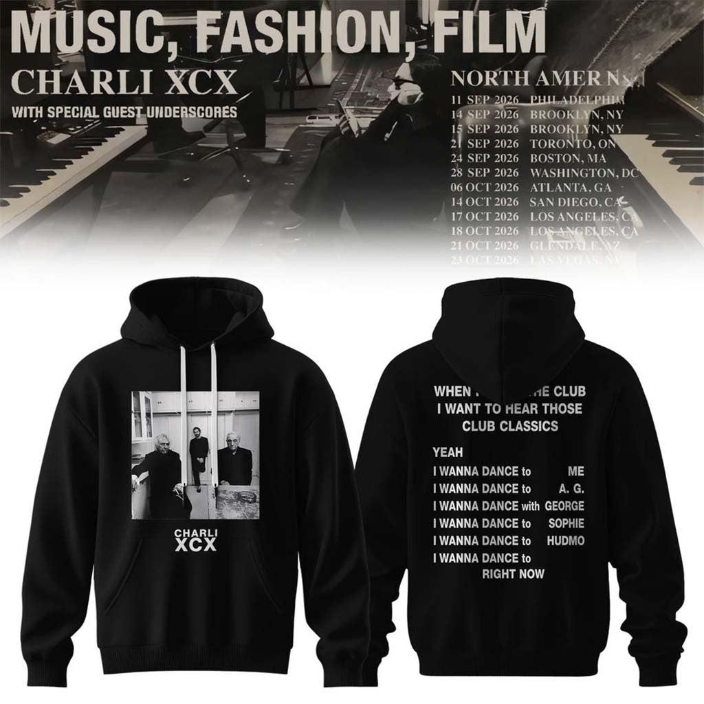Charli XCX Music Fashion Film 2026 Tour Hoodie Charli XCX Merch Cool Gifts For Music Lovers - Merchluma