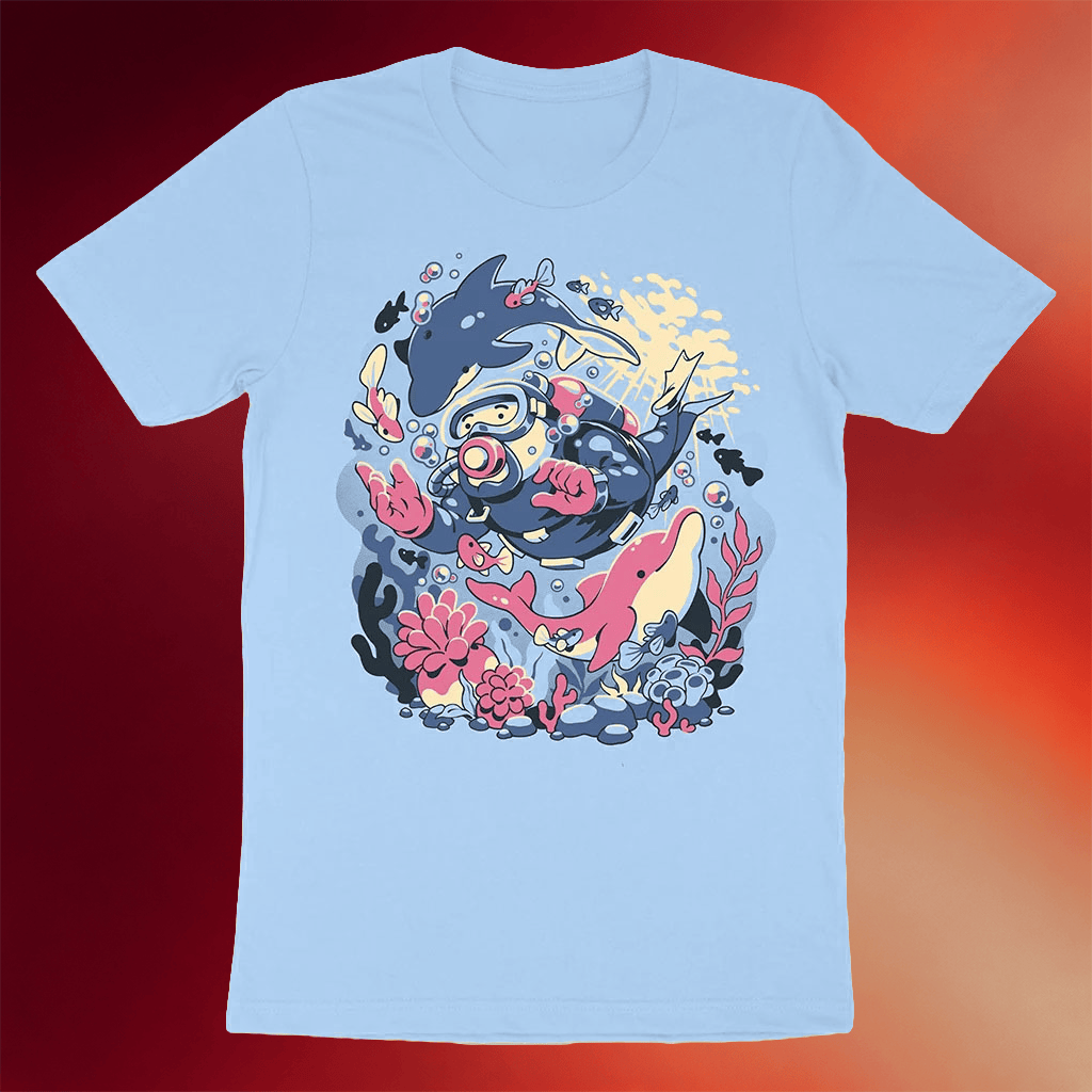 Dave The Diver Merch 2026 Dolphins And Diver T-Shirt Gifts For The Video Game Lover - Merchluma
