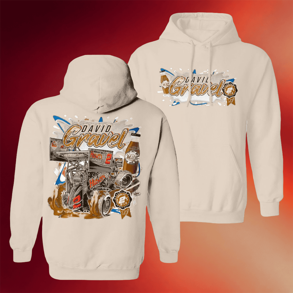 David Gravel Merch 2026 Chocolate Milk Hoodie Racing Fan Apparel Present For Husband - Merchluma