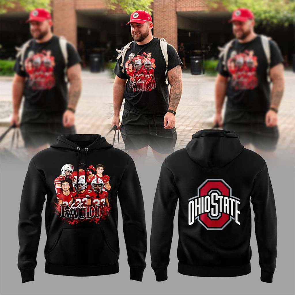 Ohio State Buckeyes Preseason Training Camp Solo Raudo Hoodie Buckeyes Merch Gift For Fans - Merchluma