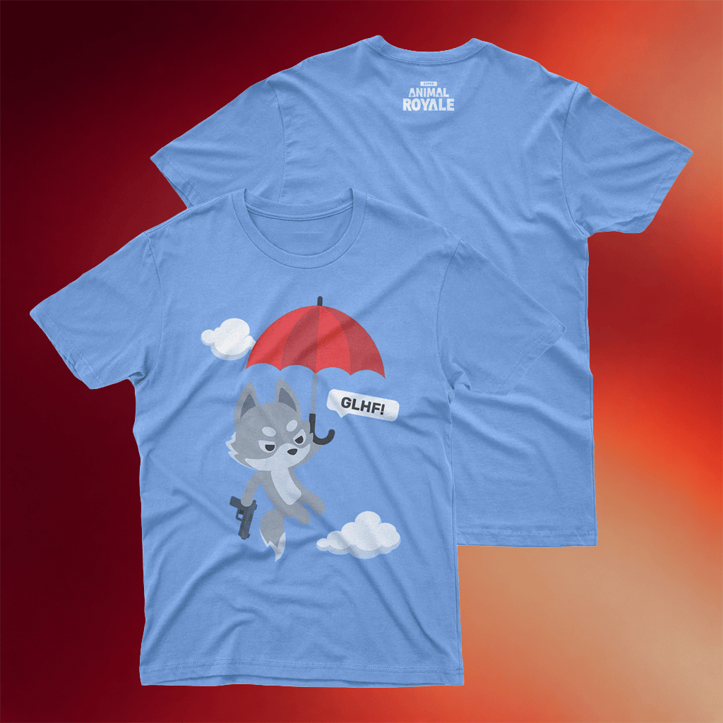 Super Animal Royale Merch 2026 GLHF T-Shirt Cute Cartoon Wolf Shirt Gift For Son - Merchluma
