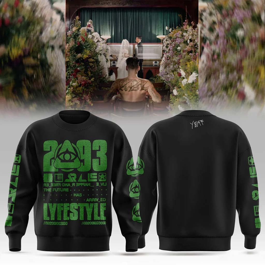 Yeat Lovelyfe Tour Signed Sweatshirt 2093 Crewneck Yeat Merch 2026 Gift For Rap Fans - Merchluma
