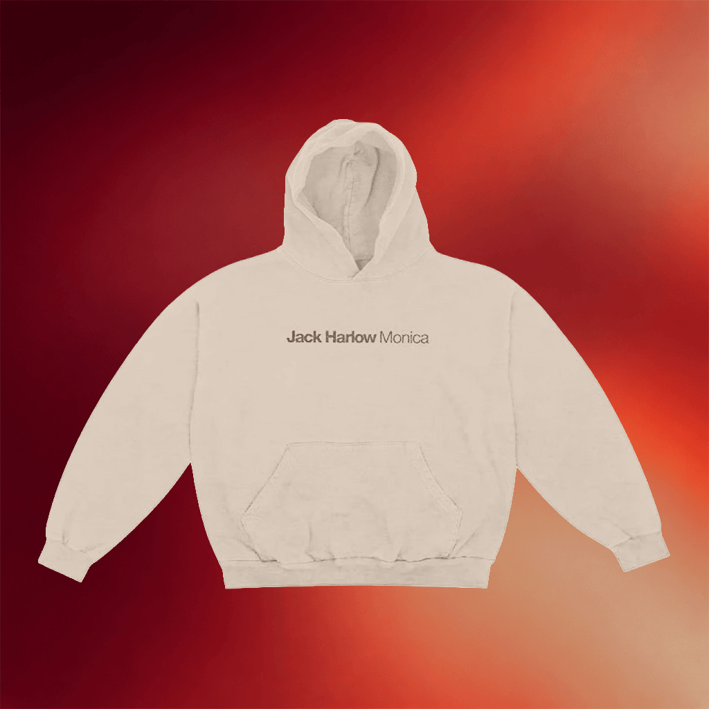 Jack Harlow Merch 2026 Jack Harlow Monica Logo Hoodie Music Gift Ideas For Guys - Merchluma