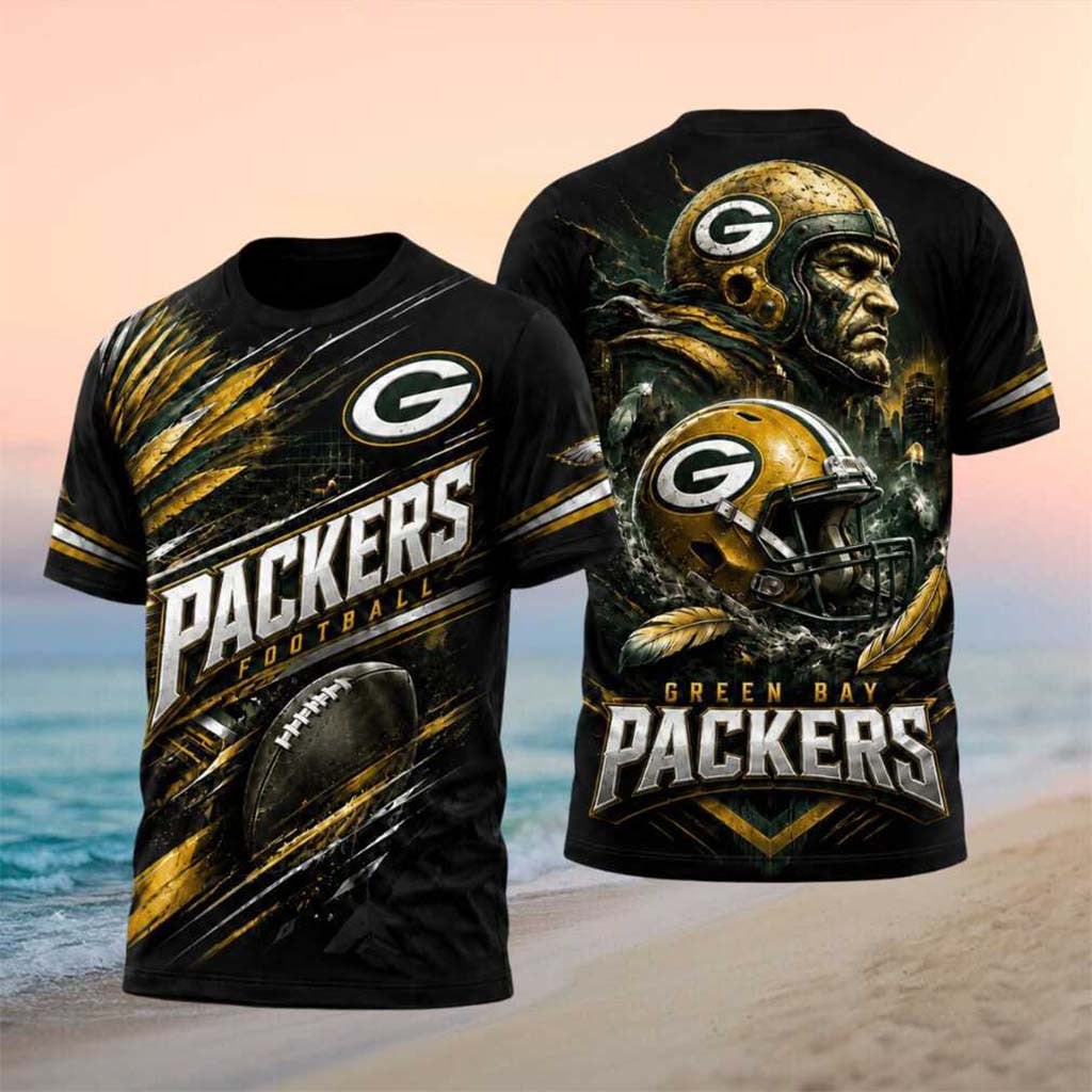 Green Bay Packers Football Vintage Helmet Graphic Shirt Packers Merch Gift For Game Day - Merchluma