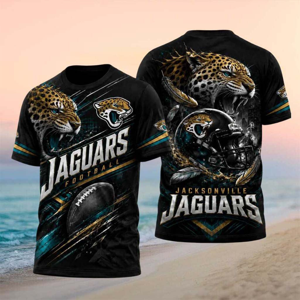 Jacksonville Jaguars Football Leopard Mascot Sports Shirt Jacksonville Jaguars Merch Fan Gifts - Merchluma