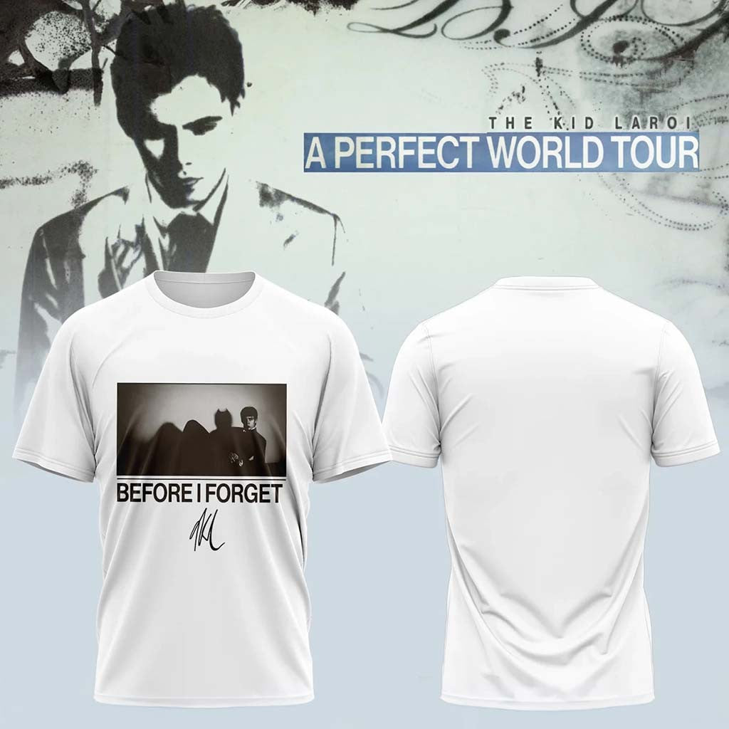 The Kid Laroi A Perfect World Tour T-Shirt Before I Forget Tee The Kid Laroi Merch Gift For Fan - Merchluma