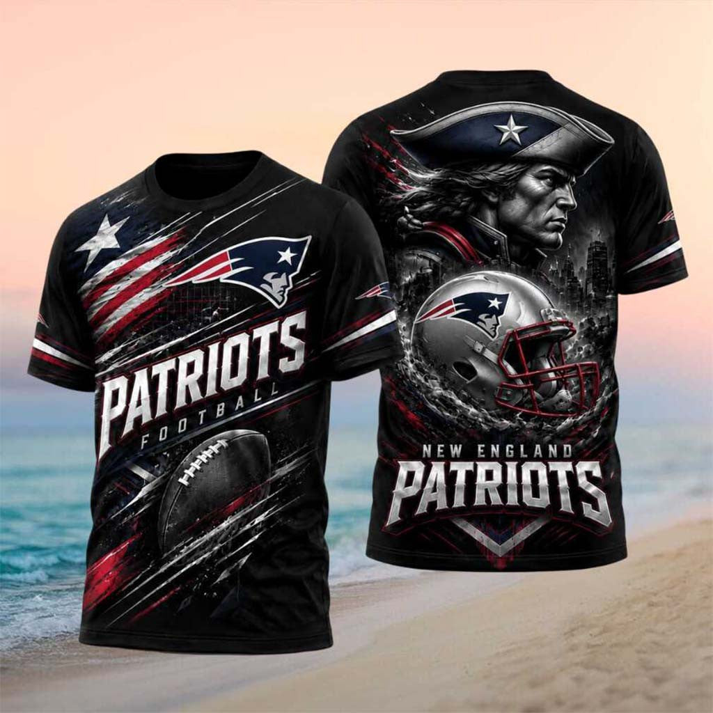 New England Patriots Football Patriot Helmet Shirt NE Patriots Merch Present For Game Day - Merchluma