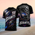 New York Giants Zeus Helmet Football Graphic Shirt NY Giants Merch Gift For Football Lovers - Merchluma