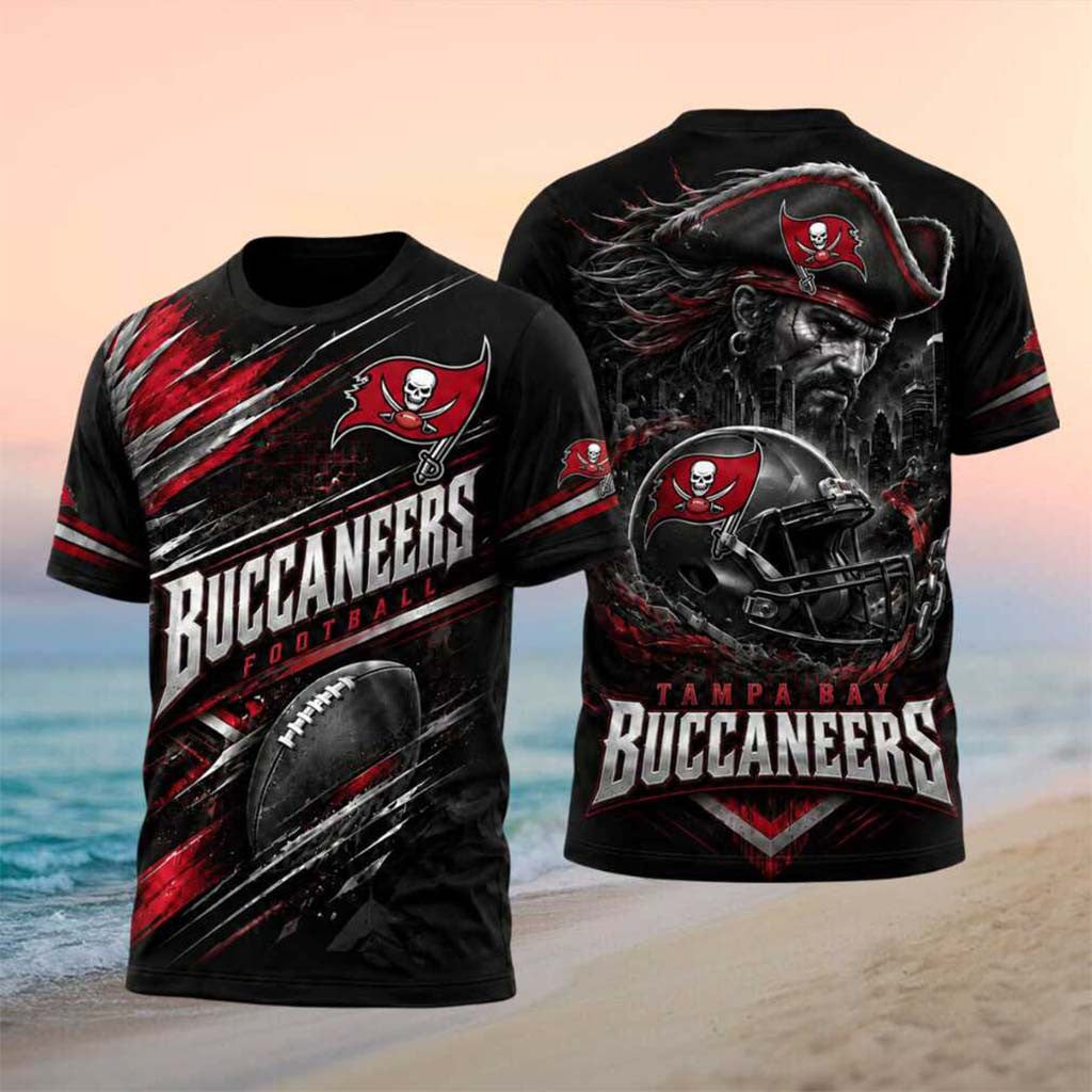 Tampa Bay Buccaneers Pirate Skull Football Graphic Shirt Buccaneers Merch Present For Fans - Merchluma