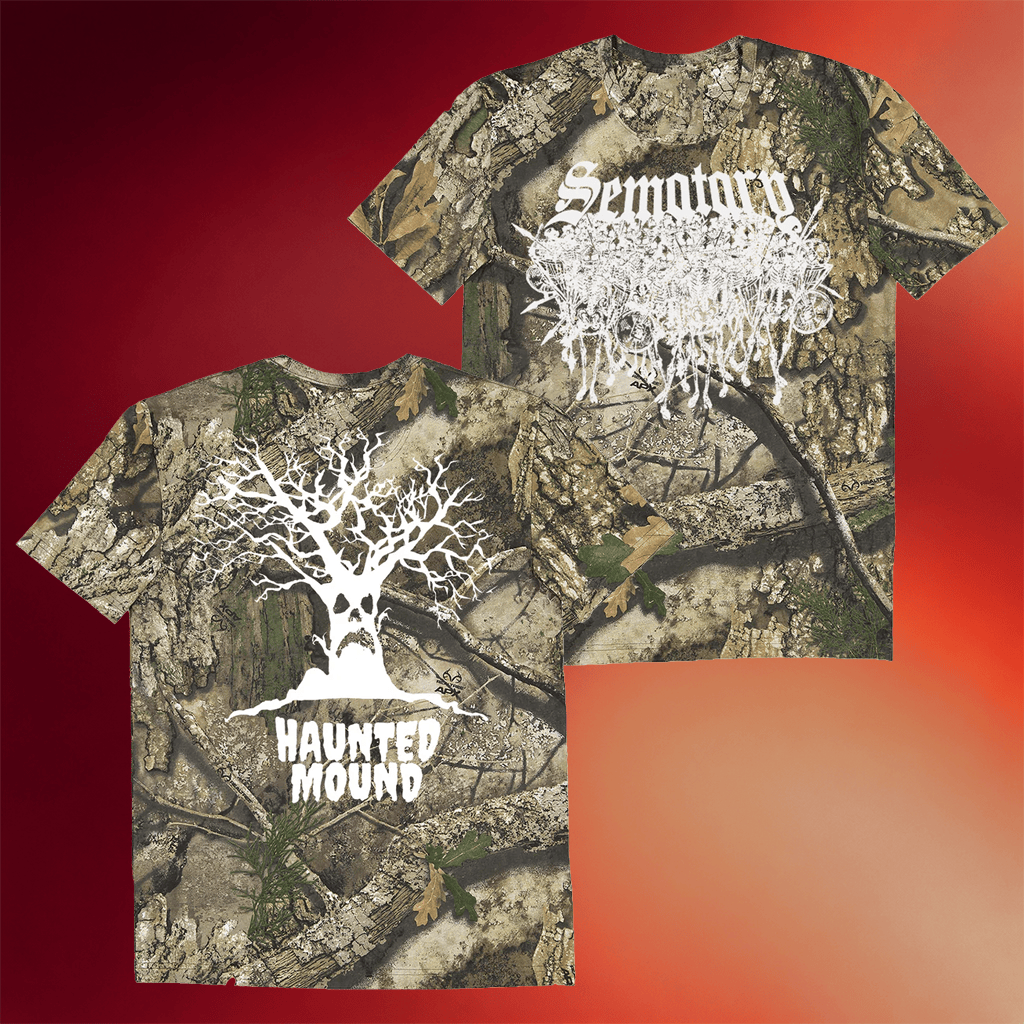 Haunted Mound Merch Sematary Logo Camo Shirt Sematary Merch Gifts For Fans - Merchluma