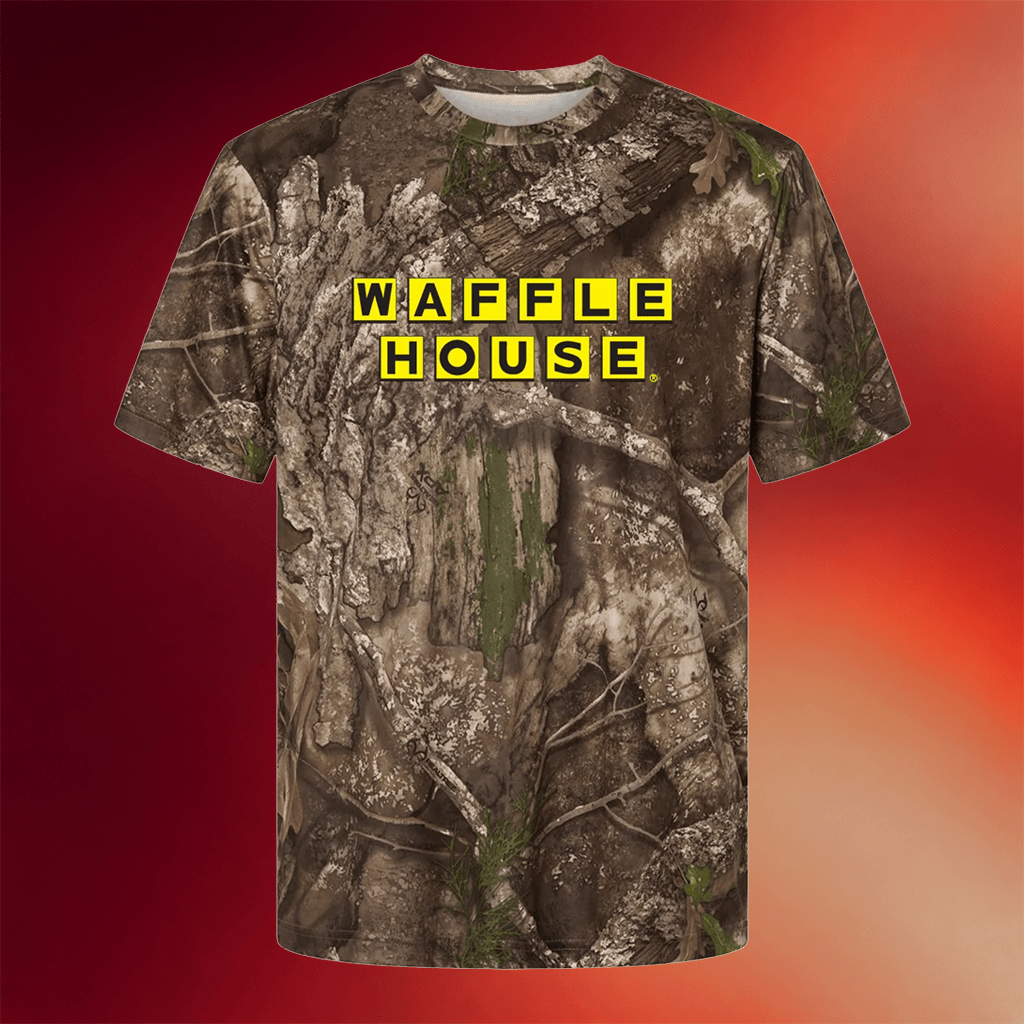 Waffle House Merch 2026 Camo Shirt Waffle House Realtree Shirt Father's Day Gifts For Dad - Merchluma