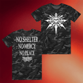 Frozen Soul Merch 2026 No Shelter No Mercy No Peace Camo Shirt Gifts For Brothers - Merchluma