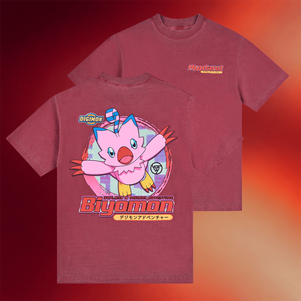 Hypland Merch Digimon Biyomon Shirt Birthday Presents For Son - Merchluma