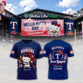 Texas Rangers Hello Kitty Day 2026 T-Shirt Texas Baseball Merch Cute Game Day Gifts For Fans - Merchluma