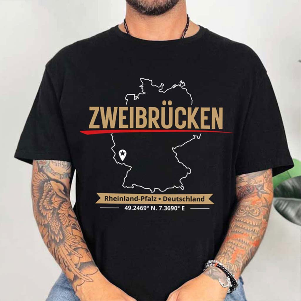 Germany Souvenir Zweibrucken Deutschland T-Shirt Gift Ideas For Husband - Merchluma