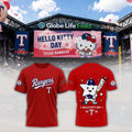 Texas Rangers Hello Kitty Day 2026 Graphic T-Shirt Texas Rangers Merch Gift For Fans - Merchluma