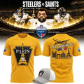 Pittsburgh Steelers Merch 2026 Paris Game Graphic T-Shirt Unique Gifts For Football Fans - Merchluma