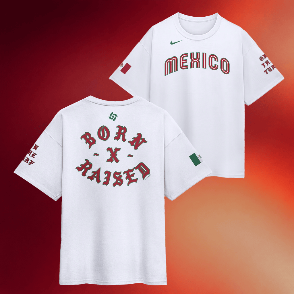 Mexico Born And Raised 2026 World Baseball Complex Shirt Mexico Baseball Merch Game Day Gifts - Merchluma