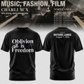 Charli XCX Music Fashion Film 2026 Tour T-Shirt Oblivion Is Freedom Tee Charli XCX Merch Gifts - Merchluma