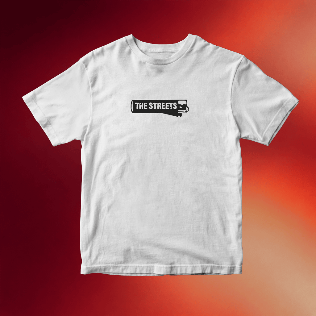 The Streets Merch Store Lighter Logo White Tee - Merchluma