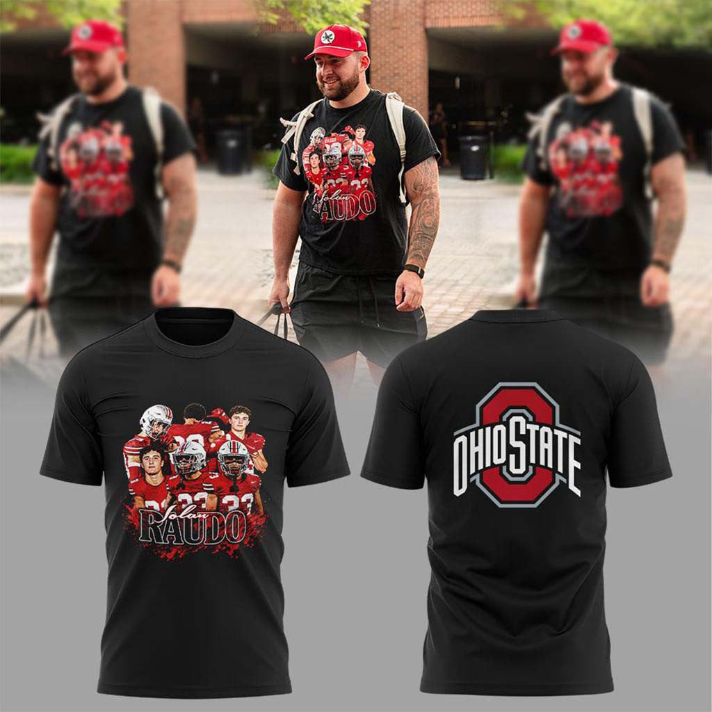 Ohio State Buckeyes Preseason Training Camp Solo Raudo T-Shirt Buckeyes Merch Best Fan Gifts - Merchluma