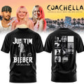 Justin Bieber Coachella Merch Coachella 2026 Festival State Of Mind Collection Signature T-Shirt - Merchluma