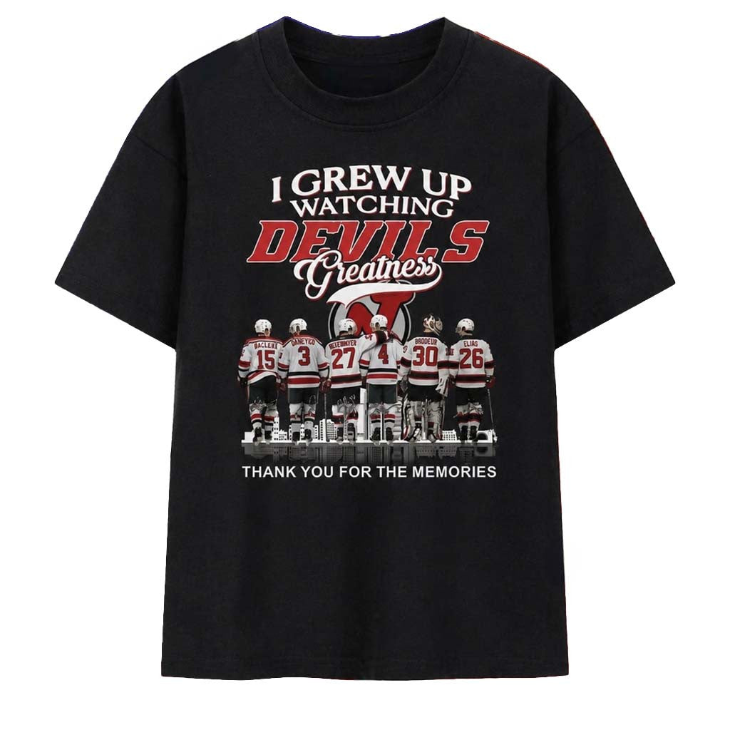 New Jersey Devils Legends Thank You For The Memories Graphic 2026 T-Shirt Devils Merch Fan Gifts - Merchluma