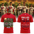 Phillies Vs Twins Merch 2026 Field Of Dreams T-Shirt Cool Gifts For Baseball Lovers - Merchluma